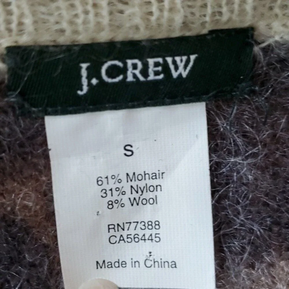 J. CREW LEOPARD WOOL SWEATER DRESS ANIMAL PRINT SIZE SMALL MOBWIFE COSTUME - Picture 8 of 12